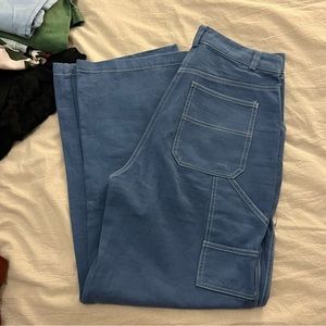 Princess Polly 6 Blue Cargo Pants